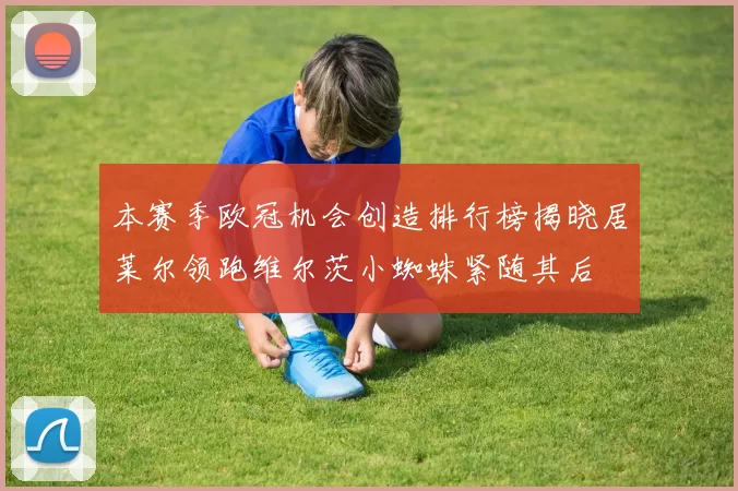 本赛季欧冠机会创造排行榜揭晓居莱尔领跑维尔茨小蜘蛛紧随其后